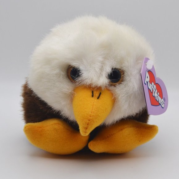 Baldwin the Eagle Puffkins by Swibco Style 6658 Bean Bag Plush - Picture 1 of 8